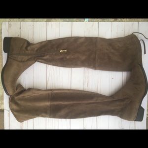 Catherine MaLandrino over the knee Microsuede boot